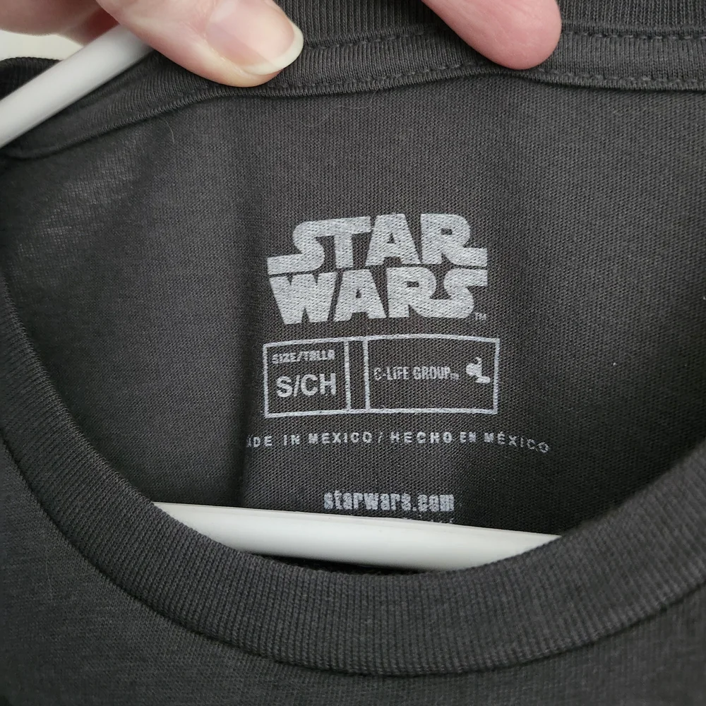 Star Wars Men's Black Graphic X-Wing and Death Star Tee - Picture 3 of 3